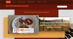 Desktop Screenshot of gastronautes-alsace.fr