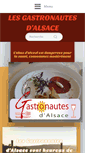Mobile Screenshot of gastronautes-alsace.fr